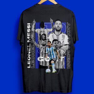 Messi Shirt The Flea Ankara Messi Leonel Messi Shirt black